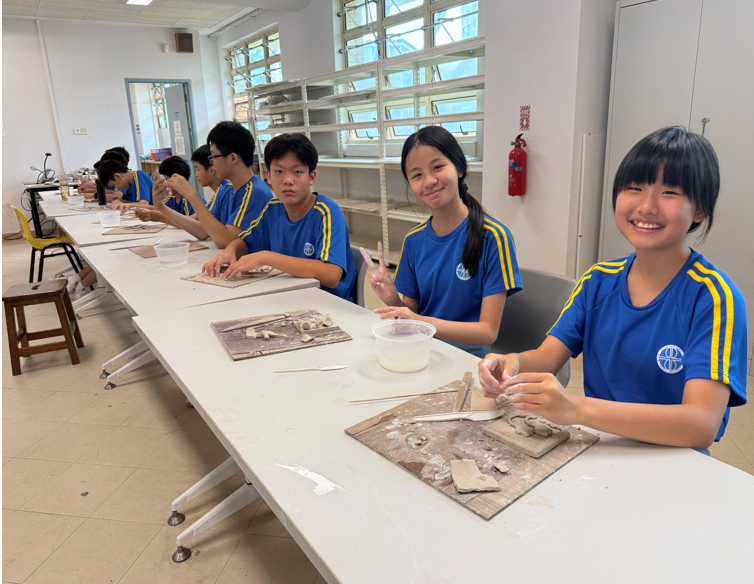 Art Ceramic Programme:  Deyians dive into the world of pottery in Art class.